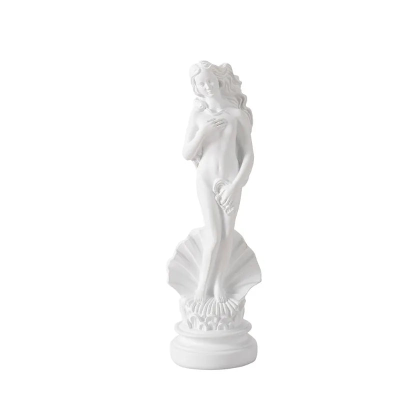 1 PC Venus Aphrodite Hellenic Divine Sculpture Resin Deity Figurine Home Decor Art Piece Creative Greek God Miniature Decoration