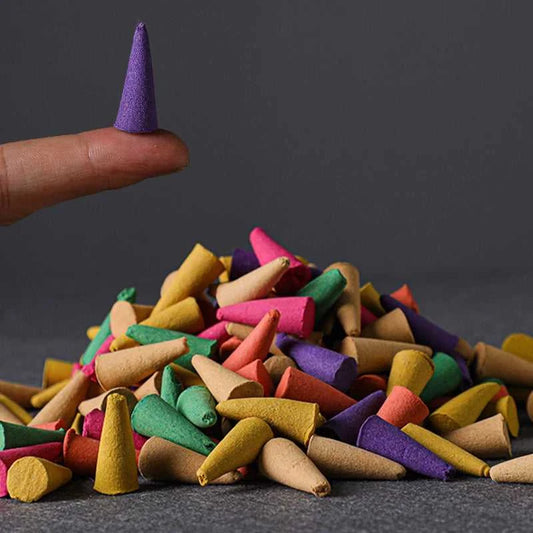  1Pack Backflow Incense Cones Pack of 60 Mixed Flavor Natural Incense Floral Lavender Sandalwood Aloes Aromatherapy 12000048875876168 6 $ Luyanmaoyi Store Stew's Incense