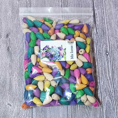  100g about 60pcs Natural Smoke Backflow Incense Cones Sandalwood Lavender for Reflux Incense Burner Home Fragrant Aromatherapy 12000040910393858 8 $ Stone's Store Stew's Incense