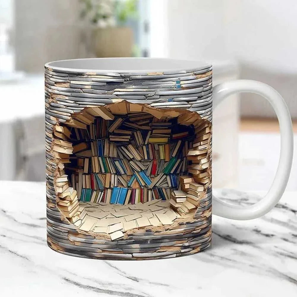 mug Bookshelf Coffee Mug ONFY012524CMGB2-1 39 $ Mugs Onetify Stew's Incense
