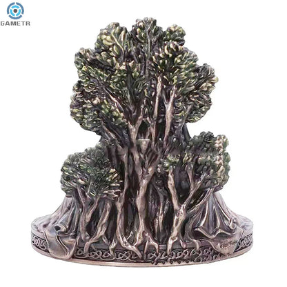 Ancient Rome Sitting Statue Sculpture Celtic God Candles Holder Mythology Goddess Desktop Home Decor Crafts Figurine