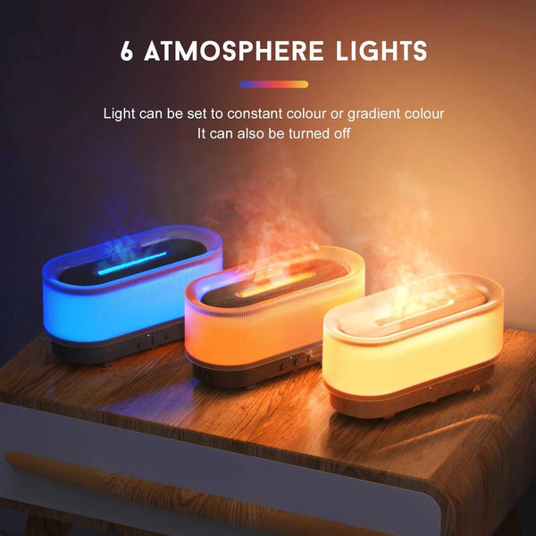  Fireplace Fire Flame Aromatherapy Humidifier&Diffuser with 6 Colors Light,Timer&Auto-Off Ultrasonic Cool Mist Humidifier,Black 12000049464441169 39 $ SEJOY US Local Store Stew's Incense