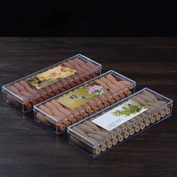  50 Capsules/box of Backflow Incense Cone Aloes Sandalwood DIY Home Office Backflow Smoke Appreciation Meditation Sedation 12000045679531636 17 $ NINA Commodity Store Stew's Incense