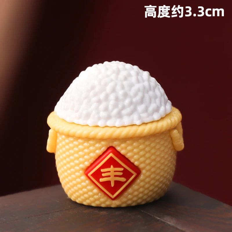 Chinese Deity Figurines Desk Organizer Creative Car Interior Zen Decor Office Stress Relief Ornament Car/Buddha Shrine Decor