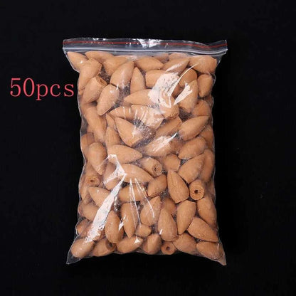  Mixed Waterfall Smoke Backflow Natural Incense Cone Incense Sandal Lavender Multi-scented Suitable for Places Tea Room Yoga Room 12000039908794270 7 $ Shop All Shop1103727550 Store Stew's Incense