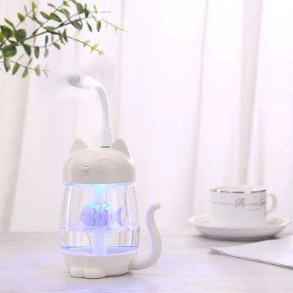  Toolikee 350ml 3in1 USB Himidifier Cat Mini Portable Ultrasonic Lovely Kitty Humidifier with Fan and Night Light Aroma Diffuser 12000037264239739 20 $ Turmera Official Store Stew's Incense