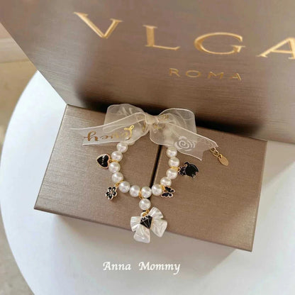 Collar Pet Jewelry Accessories Fine Chic Pearl Beaded Necklace Bib Flower Bow Pendant Collar For Small Medium Dog Poodle Puppy Supplies 14:29#1;5:100014064 36 $ Pet Lovers Shop All Products Fashioned Furbabies Stew's Incense