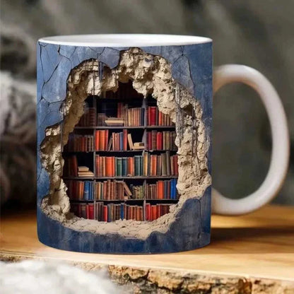 mug Bookshelf Coffee Mug ONFY012524CMGB2-1 39 $ Mugs Onetify Stew's Incense