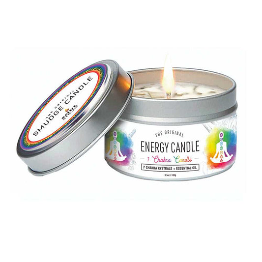 Candle 7 Chakra Smudge Candle 91705 7 $ Shop All The Witches Sage LLC Stew's Incense