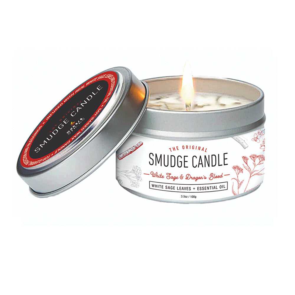 Candle White Sage & Dragon's Blood Smudge Candle 91693 7 $ Shop All The Witches Sage LLC Stew's Incense
