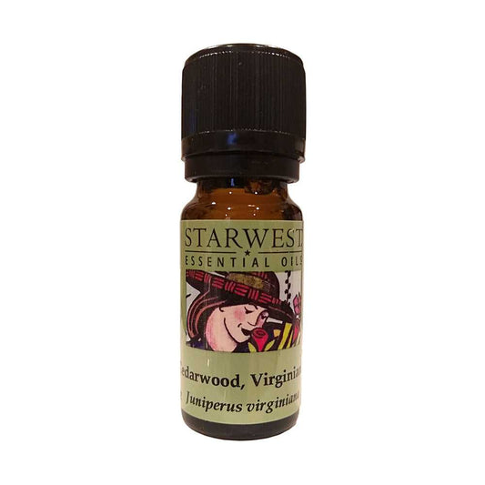 essential oil Starwest Botanicals Essential Oils: Cedarwood 445035 7 $ The Witches Sage LLC Stew's Incense