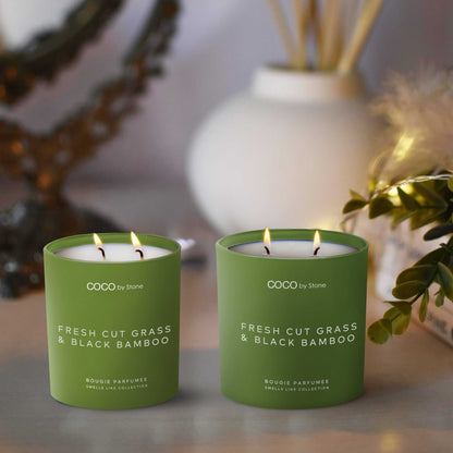 Smells Like Candle 15oz Smells Like Fresh Cut Grass & Black Bamboo Candle GLM15-2-2023 38 $ Candles Stone Candles Stew's Incense