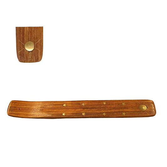Incense Holder Sun Wood Incense Boat Burner ER3S 1 $ The Witches Sage LLC Stew's Incense