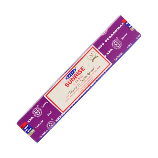 Incense Satya Sunrise incense sticks 15 gm ST105 (NCSUN15) 1 $ Shop All The Witches Sage LLC Stew's Incense
