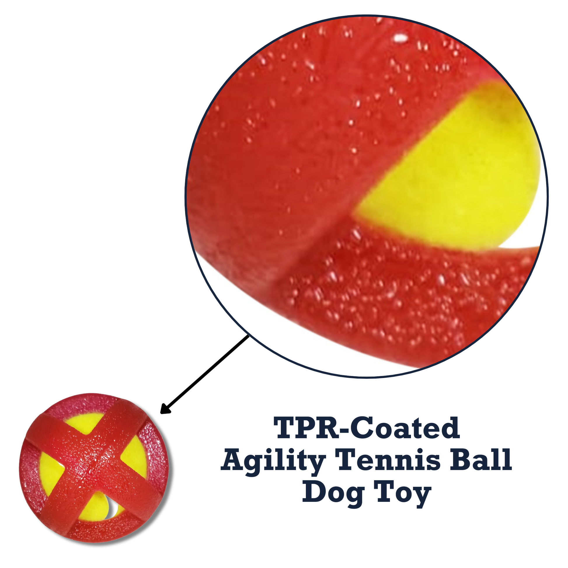 TPR Tennis Ball Country Living TPR-Coated Agility Tennis Ball Dog Toy – Durable & Pet-Safe TPR222B 8 $ Pet Lovers Store American Pet Supplies Stew's Incense