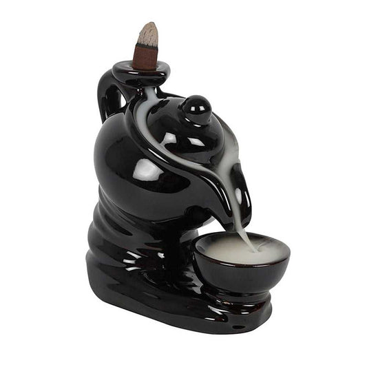 Incense Burner Teapot Backflow Incense Burner BFL-16 17 $ The Witches Sage LLC Stew's Incense