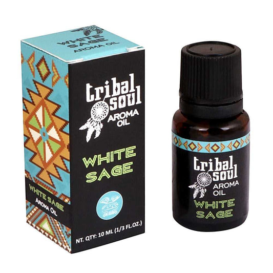 aroma oil Tribal Soul Aroma Oil - White Sage OTS-WHS 4 $ Shop All The Witches Sage LLC Stew's Incense