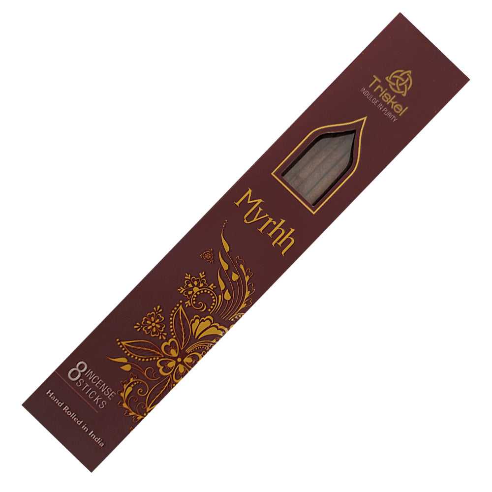Incense Triskel Resin Incense Sticks - Myrrh 69295 1 $ Shop All The Witches Sage LLC Stew's Incense