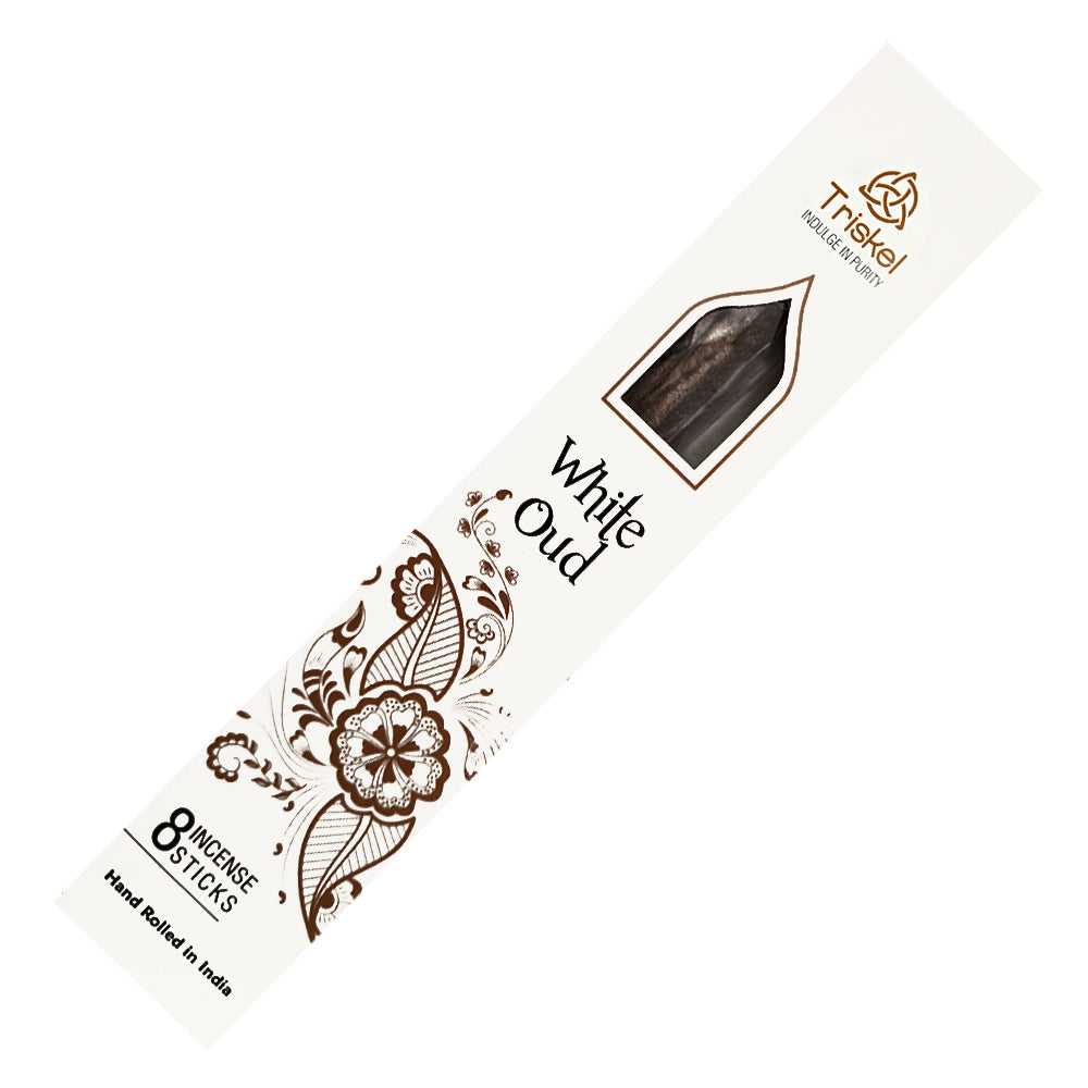 Incense Triskel Resin Incense Sticks - White Oud 69299 1 $ Shop All The Witches Sage LLC Stew's Incense