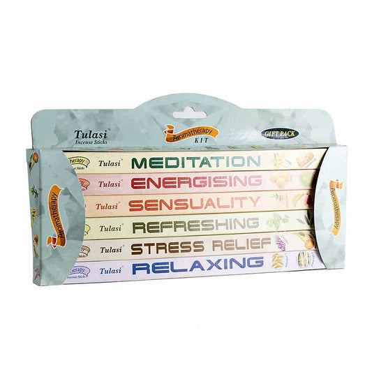 Gift Sets Tulasi 6-in-1 Aromatherapy Gift Pack TGP02 4 $ Shop All The Witches Sage LLC Stew's Incense
