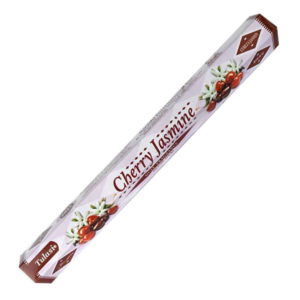 Incense Tulasi Cherry Jasmine Dual Fragrance Incense Sticks 2761 1 $ Shop All The Witches Sage LLC Stew's Incense