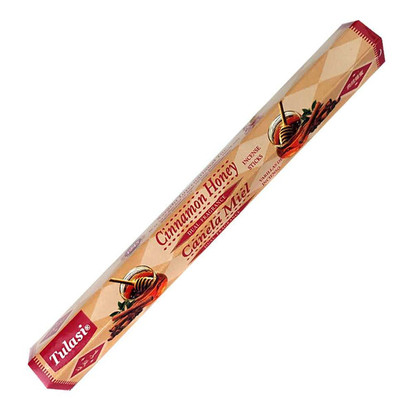 Incense Tulasi Cinnamon Honey Dual Fragrance Incense Sticks 2763 1 $ Shop All The Witches Sage LLC Stew's Incense