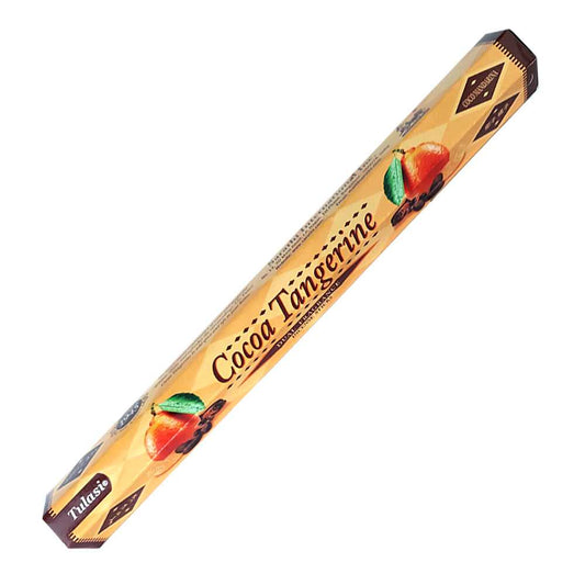 Incense Tulasi Coca Tangerine Dual Fragrance Incense Sticks 2764 1 $ Shop All The Witches Sage LLC Stew's Incense