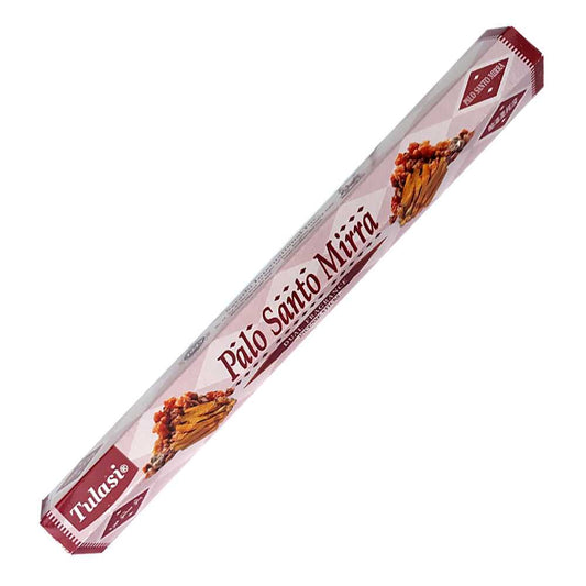 Incense Tulasi Palo Santo Myrrh Dual Fragrance Incense Sticks 2778 1 $ Shop All The Witches Sage LLC Stew's Incense