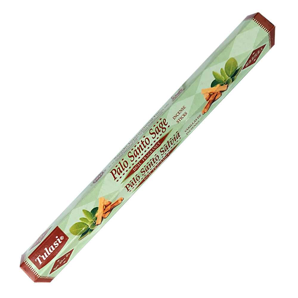 Incense Tulasi Palo Santo Sage Dual Fragrance Incense Sticks 2779 1 $ Shop All The Witches Sage LLC Stew's Incense