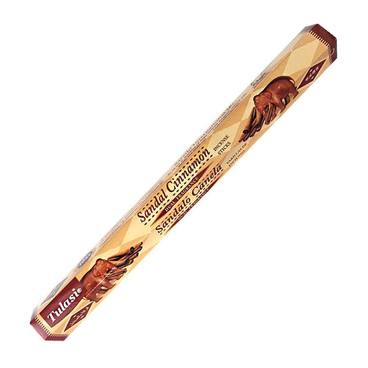 Incense Tulasi Sandal Cinnamon Dual Fragrance Incense Sticks 2788 1 $ Shop All The Witches Sage LLC Stew's Incense