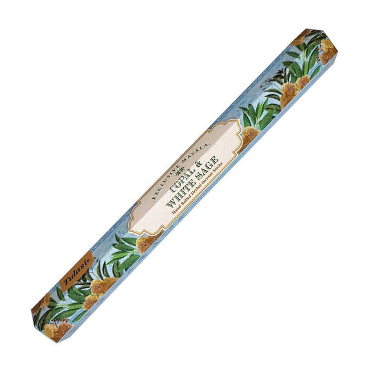 Incense Tulasi Exclusive Masala Copal & White Sage Incense Sticks 2809 1 $ The Witches Sage LLC Stew's Incense