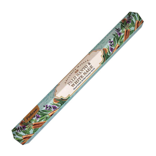 Incense Tulasi Exclusive Masala Palo Santo & White Sage Incense Sticks 2813 1 $ Shop All The Witches Sage LLC Stew's Incense