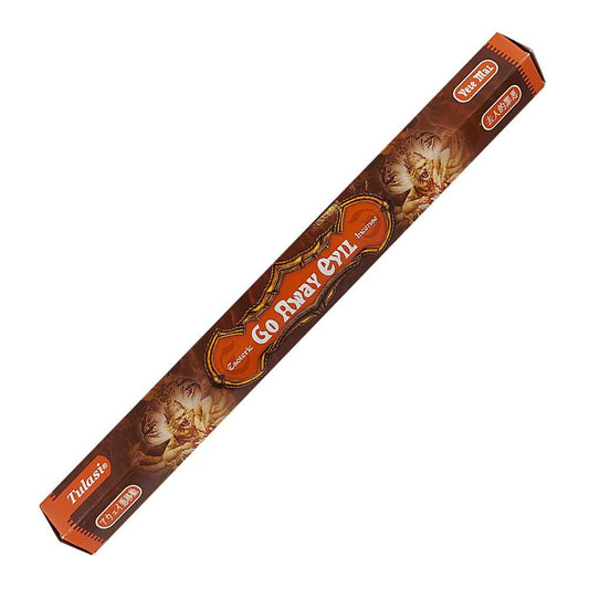 Incense Tulasi Go Away Evil Incense Sticks 2628 1 $ Shop All The Witches Sage LLC Stew's Incense