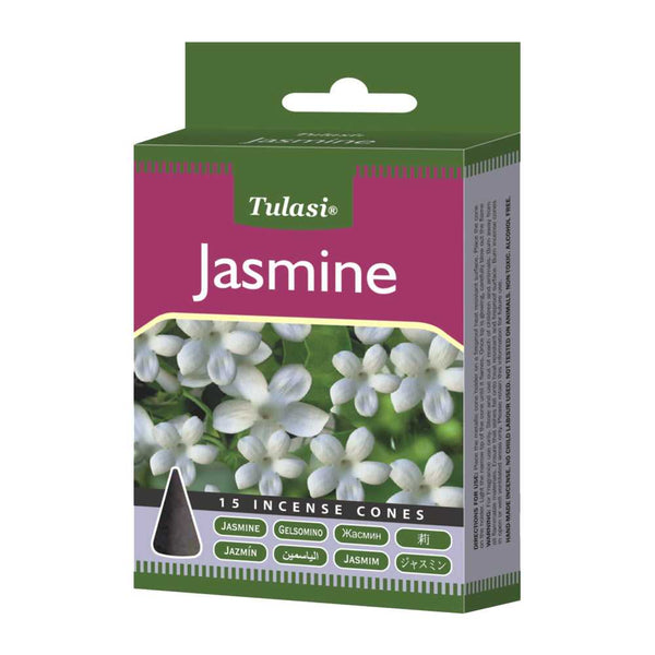 Incense Tulasi Jasmine Incense Cones 3207 1 $ Shop All The Witches Sage LLC Stew's Incense