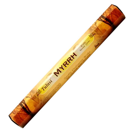 Incense Tulasi Myrrh Incense Sticks TU119B 1 $ Shop All The Witches Sage LLC Stew's Incense