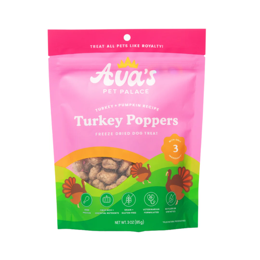 Dog Treats Ava's Pet Palace Freeze Dried Dog Treats - Turkey Poppers (3oz) PCK9400 14 $ Pet Lovers Store American Pet Supplies Stew's Incense