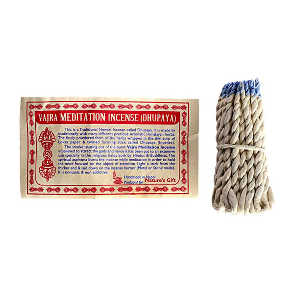 Incense Vajra Meditation Tibetan Rope Incense 35 Ropes TVM 5 $ Shop All The Witches Sage LLC Stew's Incense