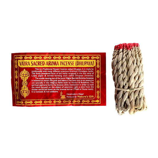Incense Vajra Sacred Aroma Tibetan Rope Incense 35 ropes TVS 5 $ Shop All The Witches Sage LLC Stew's Incense
