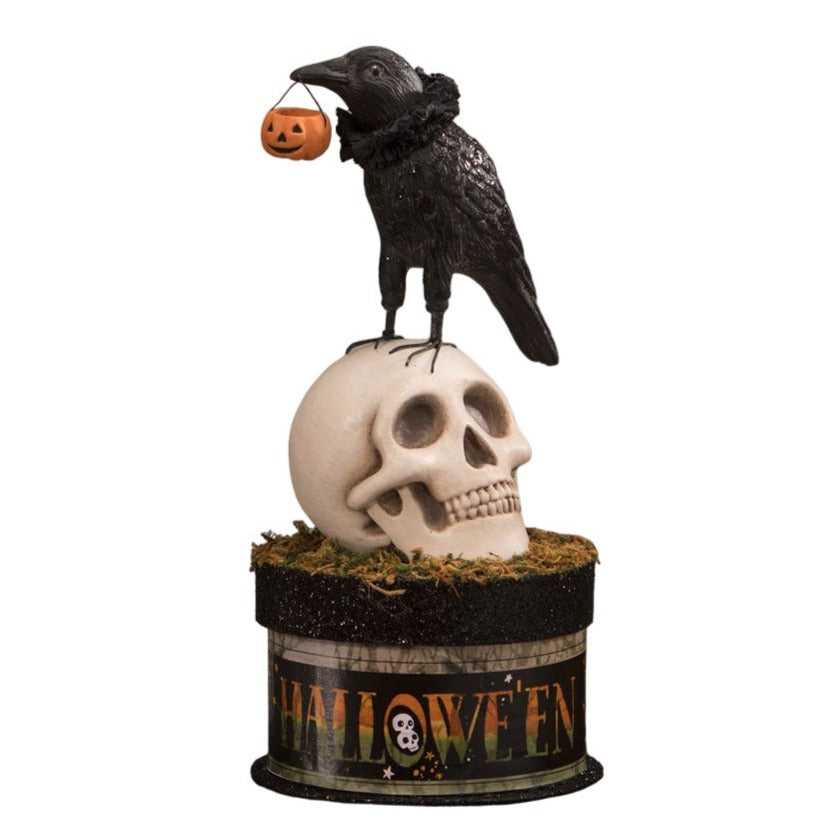 Figurines Crow and Skull on Box by Bethany Lowe Designs TL3356 76 $ Shop All Quirks! Stew's Incense