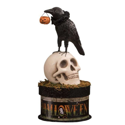 Figurines Crow and Skull on Box by Bethany Lowe Designs TL3356 76 $ Shop All Quirks! Stew's Incense