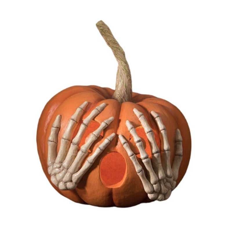 Figurines Peek-a-Boo Pumpkin Orange by Bethany Lowe Designs TD3131 139 $ Shop All Quirks! Stew's Incense