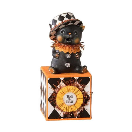 Figurines Top Hat Kitty on Block by Bethany Lowe Designs MA3078 29 $ Shop All Quirks! Stew's Incense