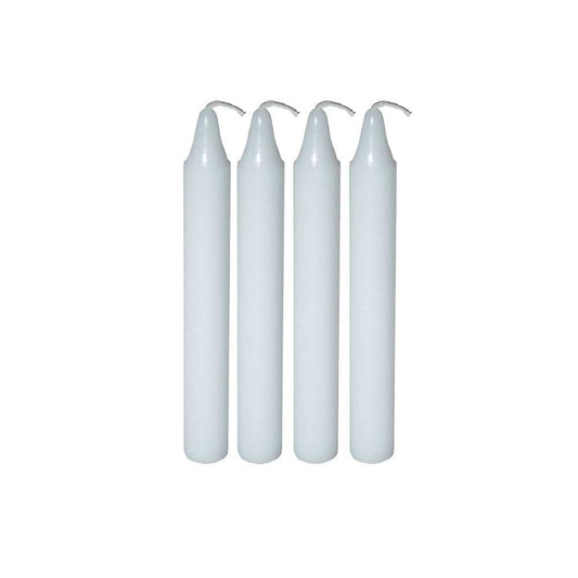 Candle Mini Ritual Candle - White (Set of 4) 81538 (CDL4) 2 $ The Witches Sage LLC Stew's Incense