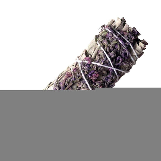 smudge sticks White Sage & Purple "Royal" Lavender Flower Smudge Stick WLVF (WLVF50PK) 4 $ Shop All The Witches Sage LLC Stew's Incense