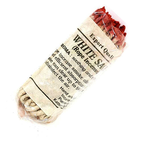 Incense White Sage Tibetan Rope Incense 45 ropes H01-28-TWS 3 $ Shop All The Witches Sage LLC Stew's Incense