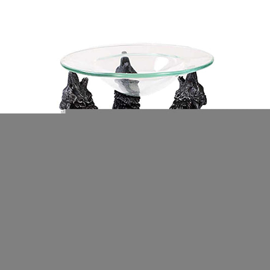 Oil Burner Wolves Oil Burner 10903 29 $ Shop All The Witches Sage LLC Stew's Incense