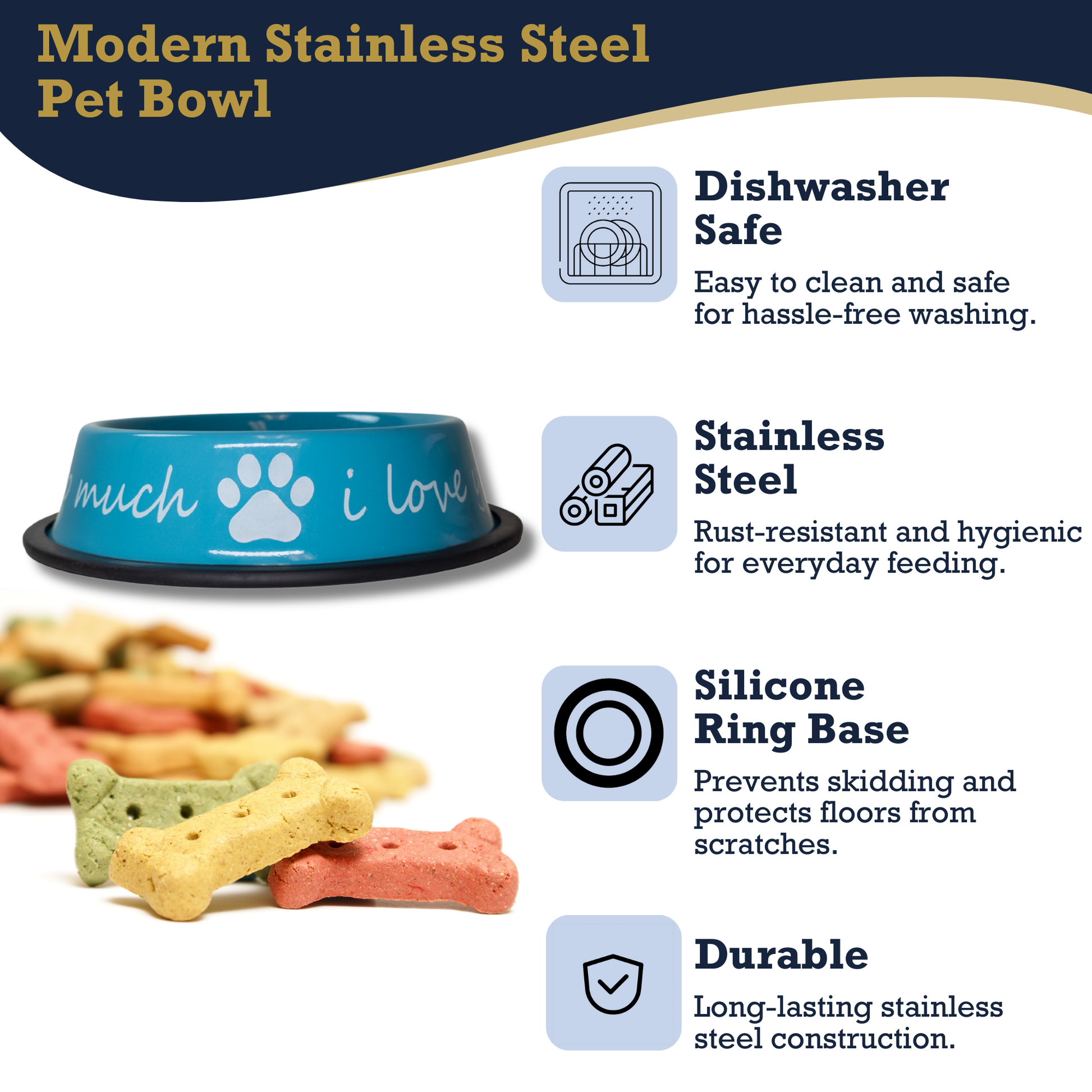 Pet Suppplies I LOVE YOU SO MUCH Modern Stainless Steel Dog Bowl – 24oz YLS-003 12 $ Pet Lovers Store American Pet Supplies Stew's Incense