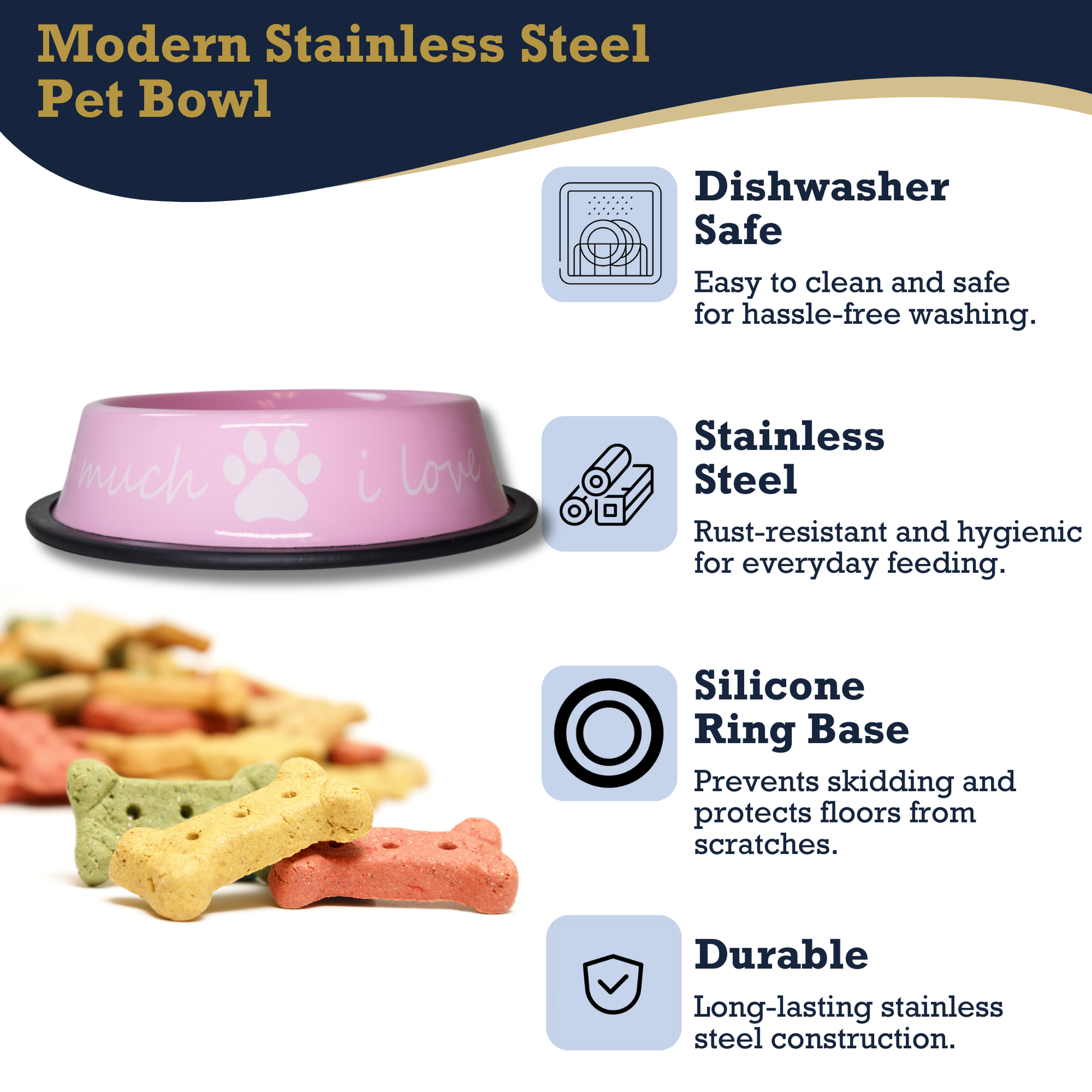 Pet Suppplies I LOVE YOU SO MUCH Modern Stainless Steel Dog Bowl – 24oz YLS-003 12 $ Pet Lovers Store American Pet Supplies Stew's Incense