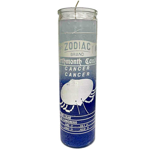 Candle Zodiac Cancer 7 Day Candle 2ZCANC 8 $ Shop All The Witches Sage LLC Stew's Incense