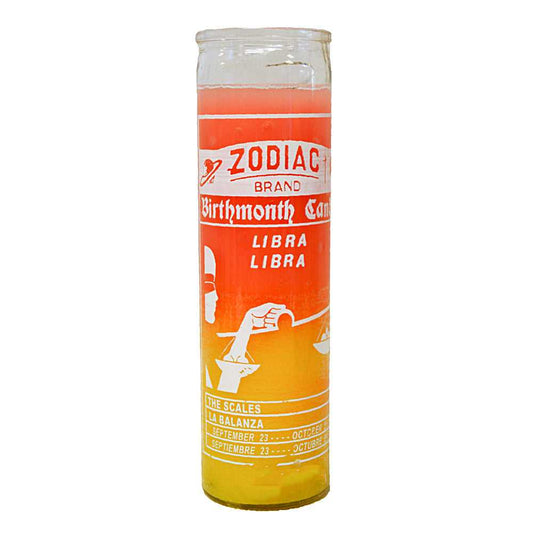 Candle Zodiac Libra 7 Day Candle 2ZLIB 8 $ Shop All The Witches Sage LLC Stew's Incense